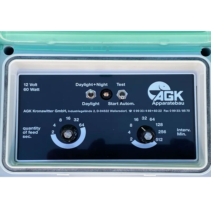 Elektronische Steuereinheit, passend zu unseren Futterautomaten mit Vibrationssystem und Streuer mit Schneckenförderer Sale