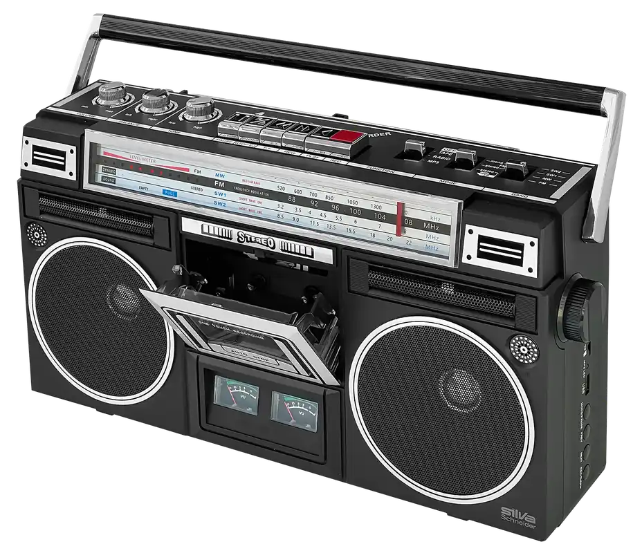 Ausverkauf Radio-Kassettenrecorder Retro PCR 1980 BT