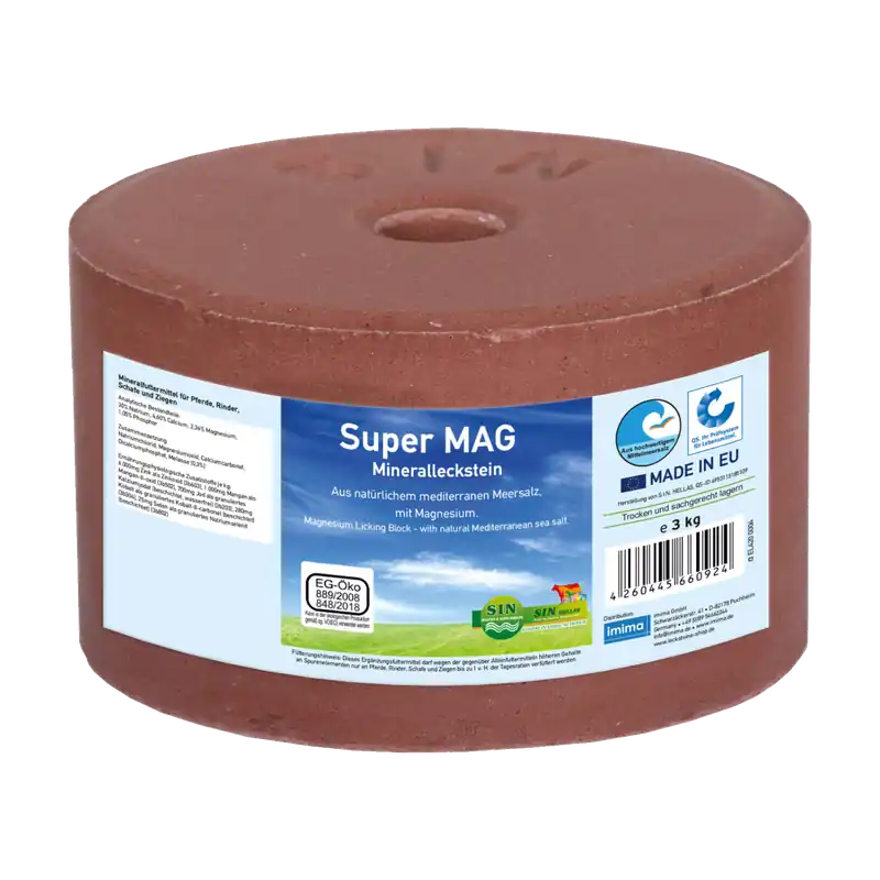 Leckstein SuperMag 3 kg 1 Stück Ausverkauf