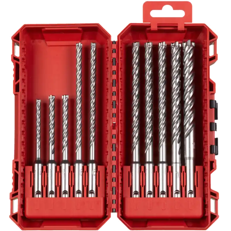 Letzte Chance Milwaukee Bohrerkassette SDS+10tlg MX4 Hammerbohrer