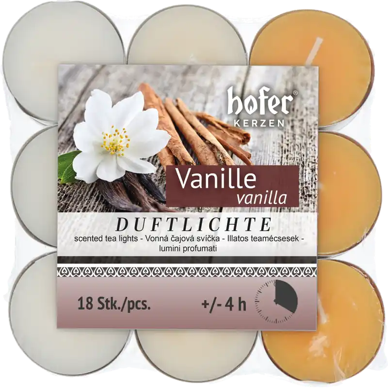 Teelicht Duft Vanille 18er Pkg Saisonangebot