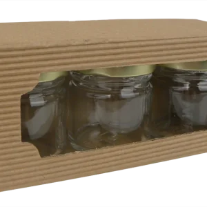 Gläserverpackung für 3 x 42 ml / 10 Stück Neue Ware
