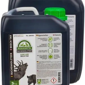 Buchenholzteer Wildlockmittel 3 Neue Kollektion