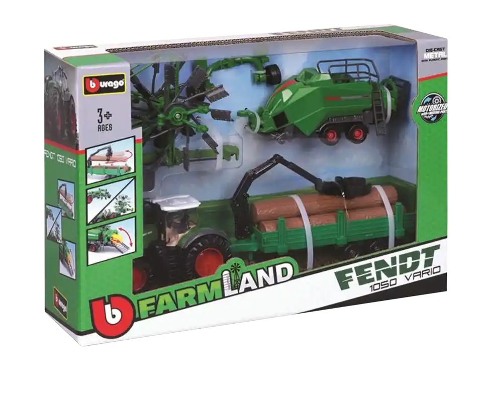 Jetzt Kaufen Traktor Fendt Set 3 Anhänger