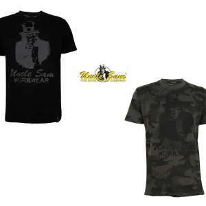 UNCLE SAM Arbeitsshirt T-Shirt Herren T-Shirt Arbeitskleidung Work Wear SALE Neuheit