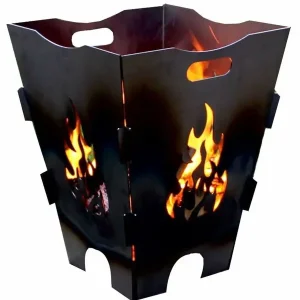 Feuerkorb FLAME Feuerschale Feuerstelle Lagerfeuer Terrassenfeuer Feuertonne Günstig