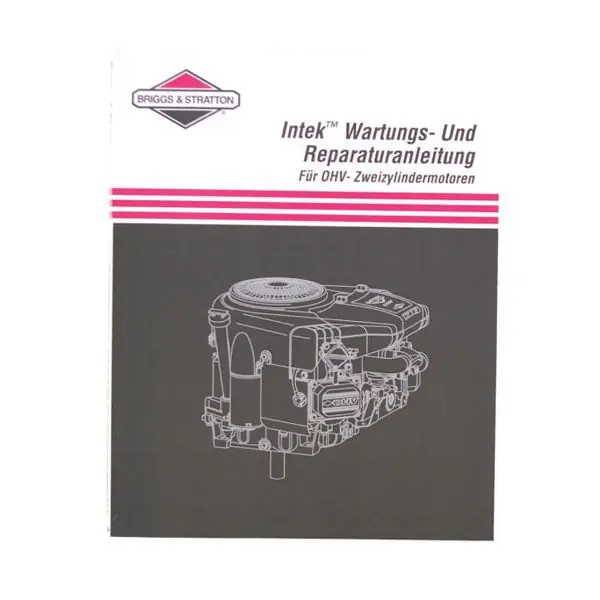 Briggs & Stratton Reparaturhandbuch SERIES 7 SERIES 8 INTEK™ OHV 2-Zylinder Solange Der Vorrat Reicht