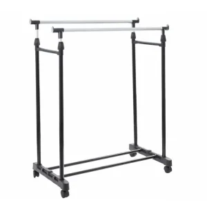 Sale HOMELINE Duo Garderobe höhenverstellbar bis 155cm mit Rollen Kleiderständer