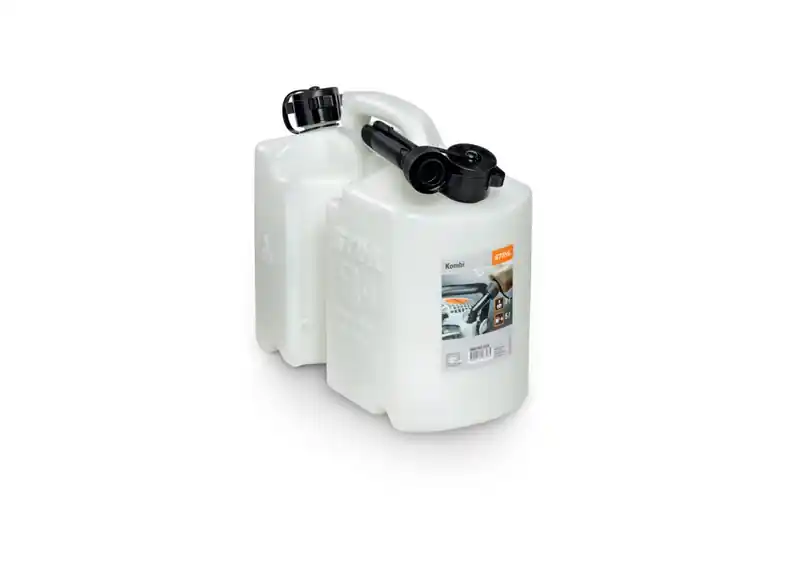 STIHL Kombikanister Transparent Kraftstoff und Sägekettenöl in einem Behälter 5+3 Liter Finale Aktion