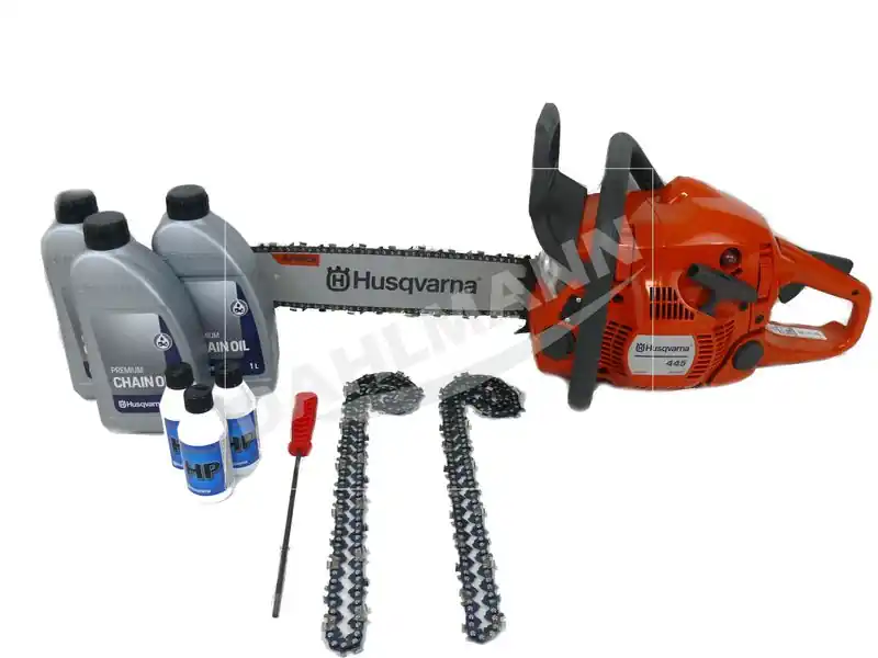 Jetzt Kaufen HUSQVARNA Motorsäge 445 II 2,8 PS 38 cm Aktionspaket