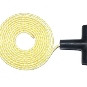Starterseil 3,5 mm mit Griff 2,2 Meter für FLORABEST Rasenmäher 46 BA Begrenztes Angebot