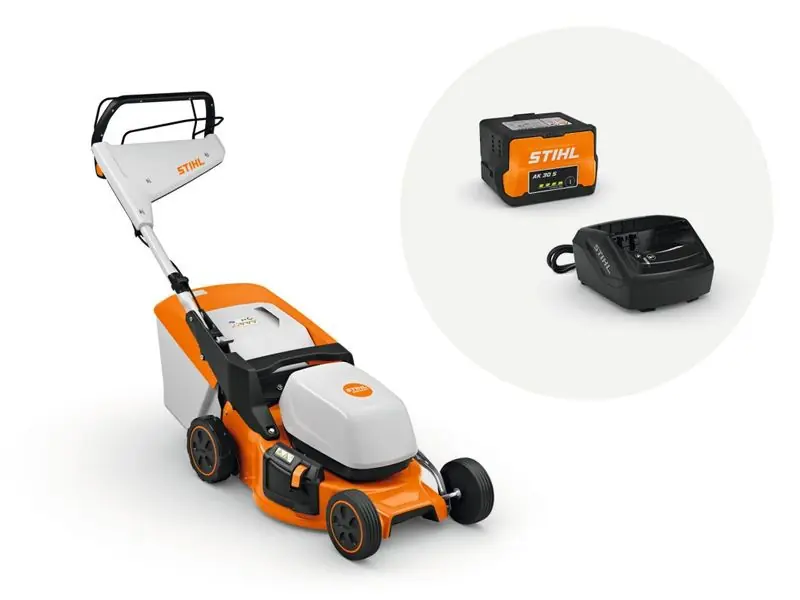 Geprüft STIHL Akku Rasenmäher RMA 248 T inkl. Akku AK 30 S + Ladegerät AL 101