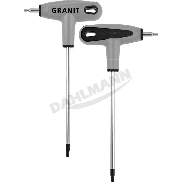 GRANIT Black Edition T-Griff Torx Winkelstiftschlüssel TX Schlüsselweite zur Auswahl Direktkauf