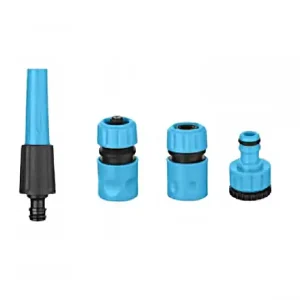 Bewässerungsset 4tlg Düsenspritze Schlauchkupplungen 1x mit Wasserstop 1/2" Neuheit