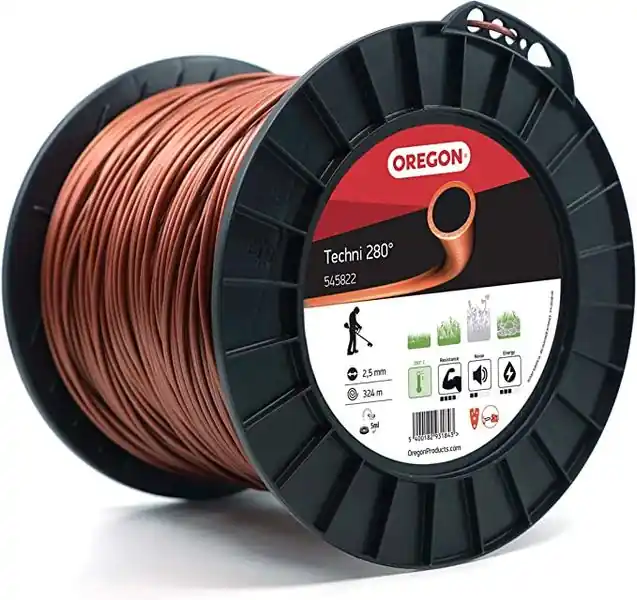 Top-Preis OREGON Techni 280° Profi Mähfaden Trimmerfaden 2,5 mm 324 Meter
