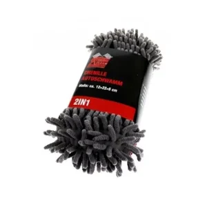 Preiswert Extreme Clean 2in1 Chenille Autoschwamm Universal Autowäsche Reinigung 12x22x6cm