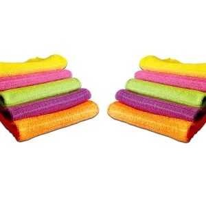 HOMELINE Microfaser Tücher 10er Set 30x35cm streifenfreier Glanz Bad Küche Auto Jetzt Bestellen