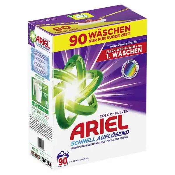 Versand Am Gleichen Tag ARIEL Pulver COLOR 5200g - 90 Waschladungen