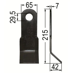 Y-Messer L = 215, D = 29 mm zu Kirchner Taarup Nur Für Kurze Zeit