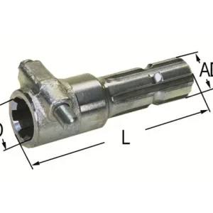 Verlängerung 230 mm, 1 3/8, 6 Zähne Jetzt Bestellen