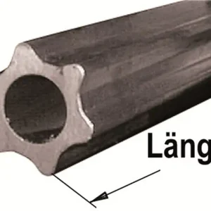 Außen-Sternprofil 61,0 mm, L = 750 mm Garantierte Lieferung
