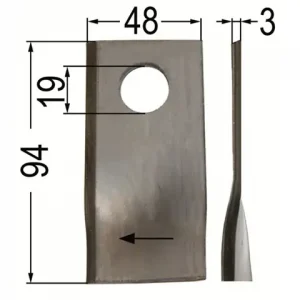 Top-Angebot Klinge gedr. re. 94 x 48