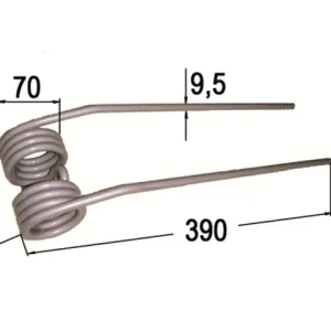Top-Seller Kreiselheuerzinke 58505210 (silber)