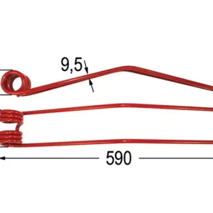 Echt Kreiselschwaderzinke 492472 (rot)