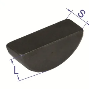 Halbmondkeil 6x11 Echt