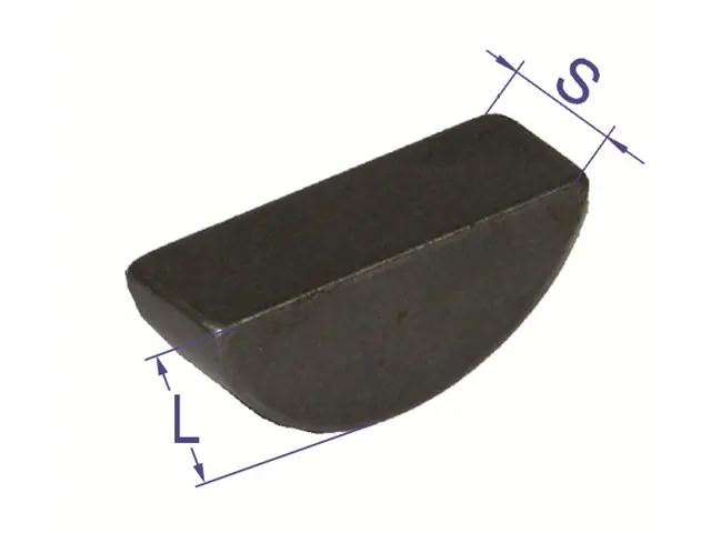 Halbmondkeil 6x11 Echt