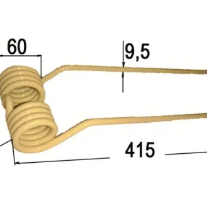 Kreiselheuerzinke re. PZ339 (creme) Ausverkauf