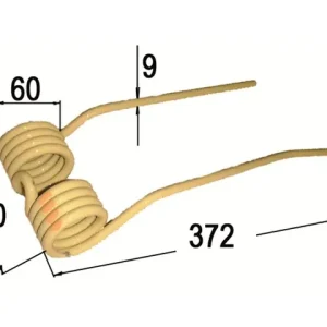 Preiswert Kreiselheuerzinke re. PZ106 (creme gelb)