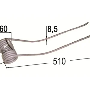 Kreiselschwaderzinke 57701700 (silber) Aktuell