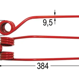 Kreiselheuerzinke 9023442 (rot) zu Claas Abverkauf
