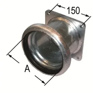 Becher 4" mit Flansch System Bauer Neu
