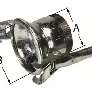 Becheranschluss 6" mit Gewinde italienisches System Nur Heute