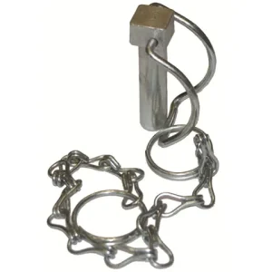 Vorstecker verzinkt, 16 mm, L = 70 mm mit Kette Beliebt