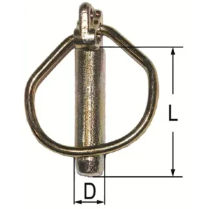 Vorstecker verz. 11,5mm L=55mm geschmiedet Markenware