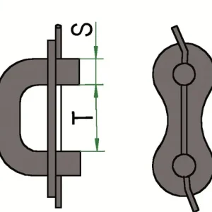 Meistverkauft Verbindungsglied 14x50mm