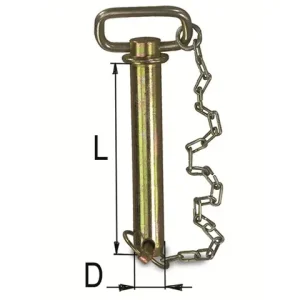 Universal-Steckbolzen 22 mm mit Vorstecker Geprüft