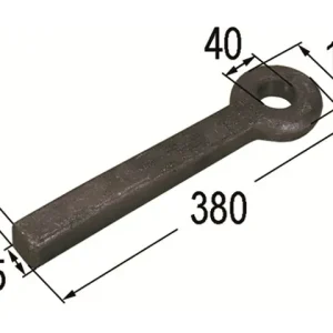Zugöse 10 t, 55 x 65, L = 380 mm Aktuell