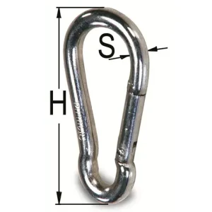 Karabiner Ø = 12 mm, Nutzlast 510 kg Top-Seller