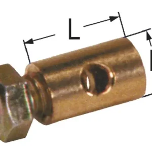 Solange Der Vorrat Reicht Schraubnippel für 1,2 - 1,6 mm Seil