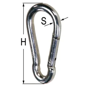 Angebot Karabiner Ø = 8 mm, Nutzlast 230 kg