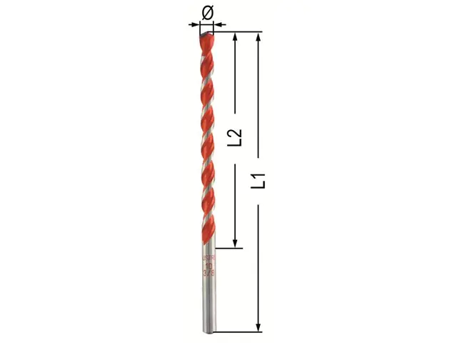 Hartmetall Universalbohrer lang 10 mm Mega-Angebot