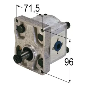 HD-Pumpe li. 8,4 qcm zu MF Neu Im Sortiment