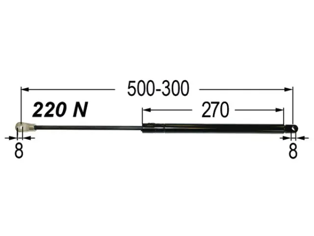 Gasdruckfeder zu Lindner 615386 Schnäppchen