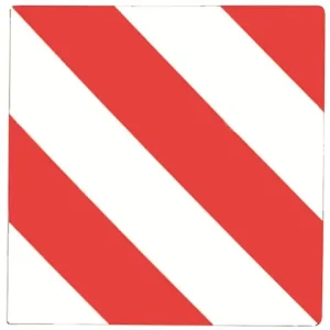 Sale Warntafel li. 423 x 423 reflektierend beidseitig
