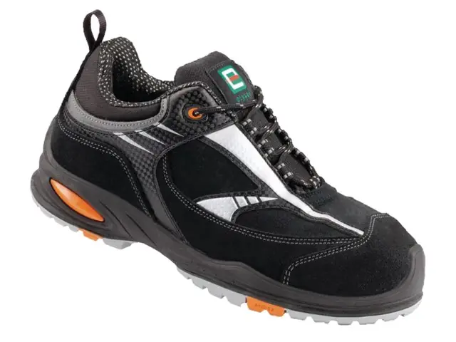 Preisknaller Halbschuh 39 SANZA schwarz/silber