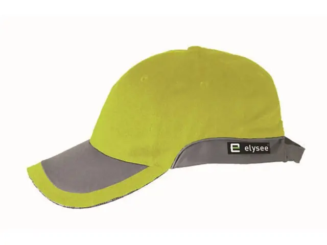 Top-Angebot Cap gelb/grau abgesetzt